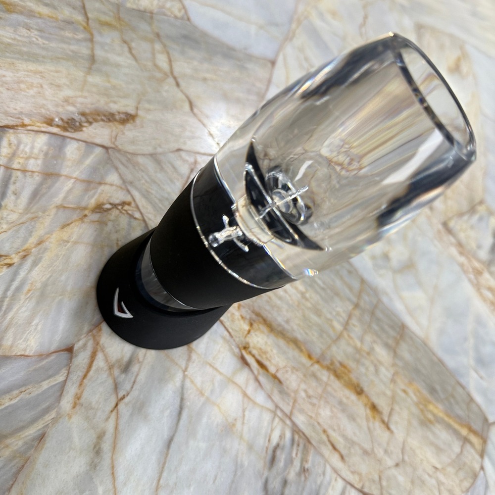 Premium Wine Aerator Pourer Instant Decanter Black Base with Travel Pouch